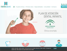 Tablet Screenshot of heferdent.com